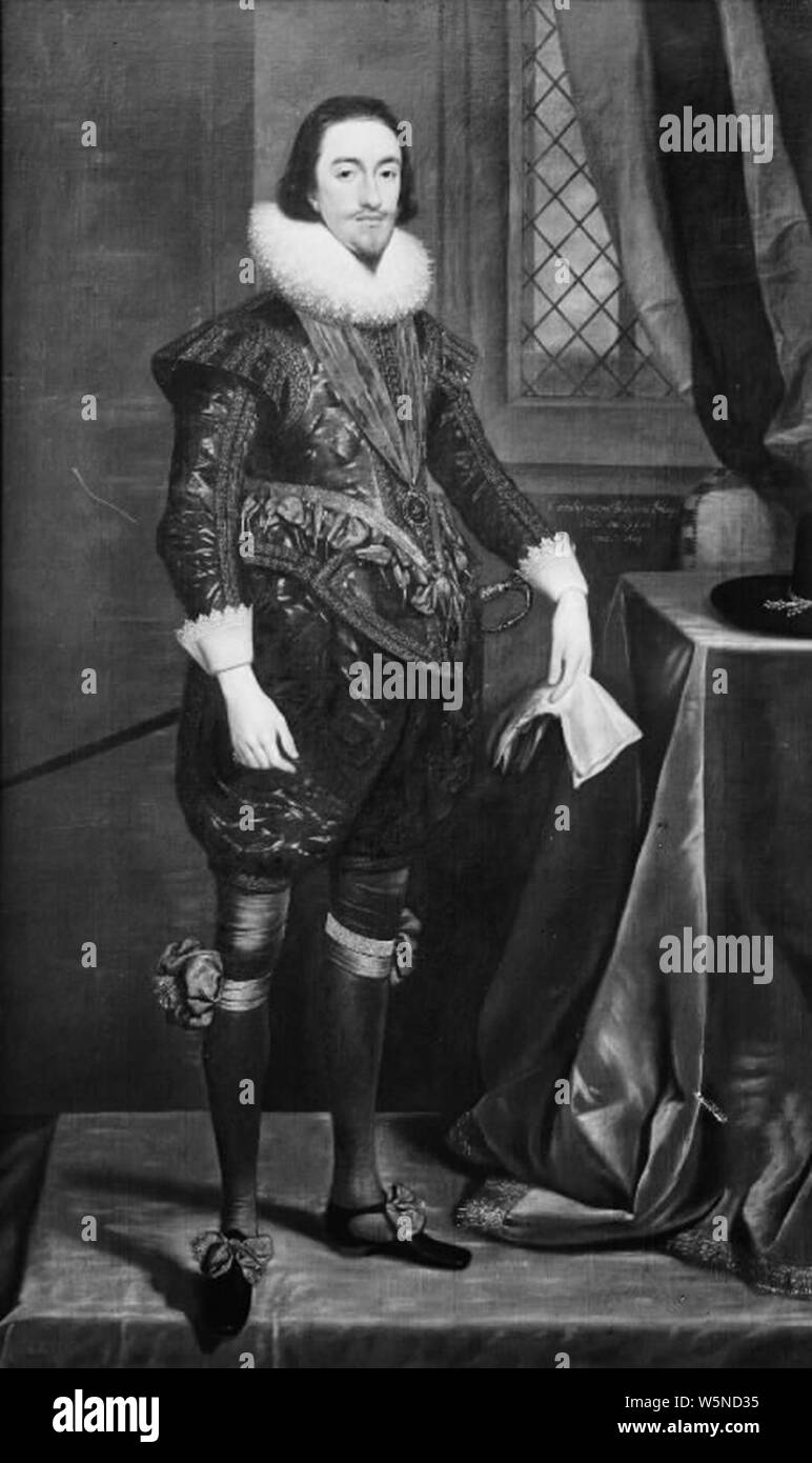 Daniël I Mijtens - Charles I of England (1600-1649) as Prince of Wales - Stock Photo