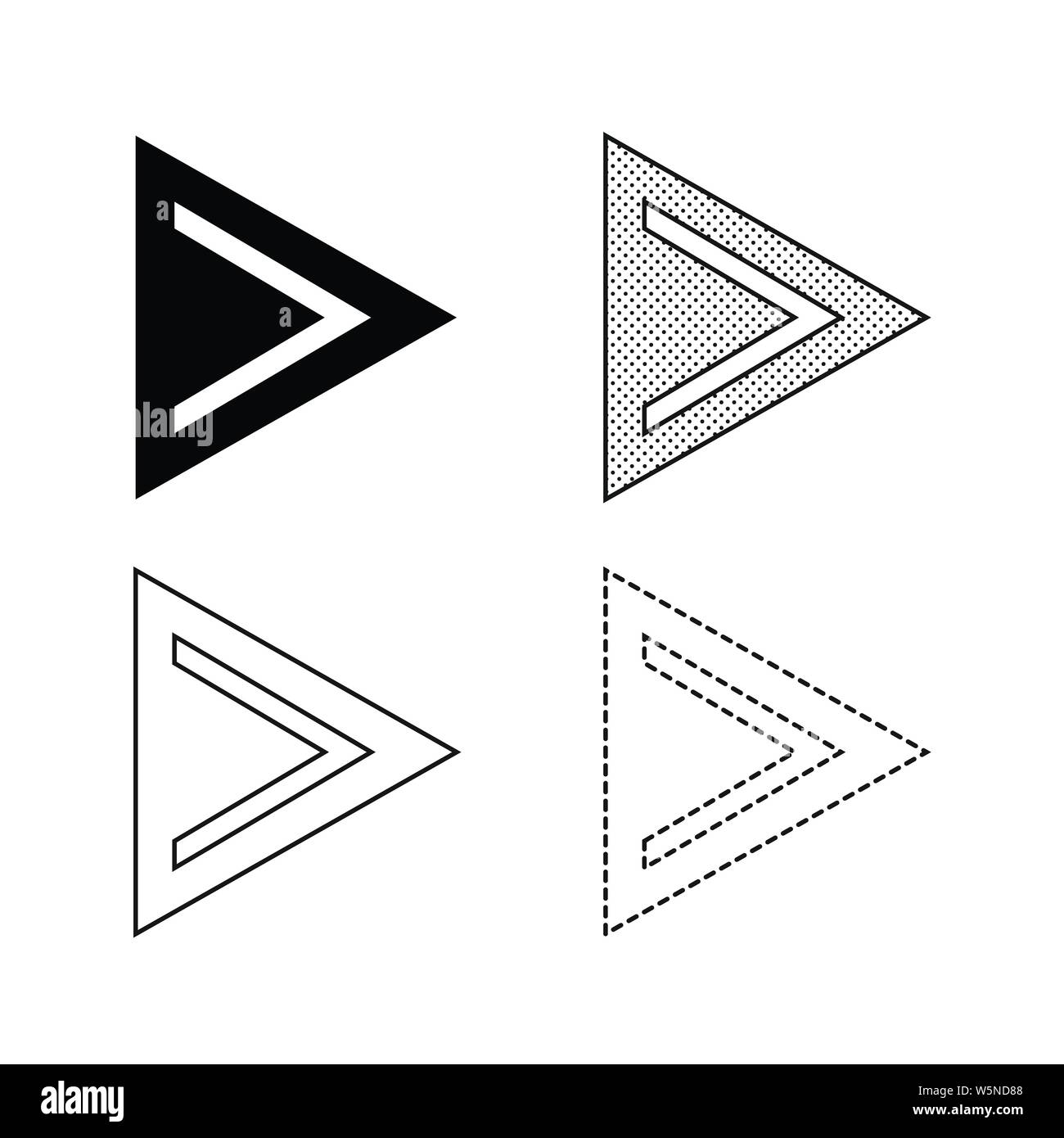 Directional pictogram vector vectors hi-res stock photography and ...