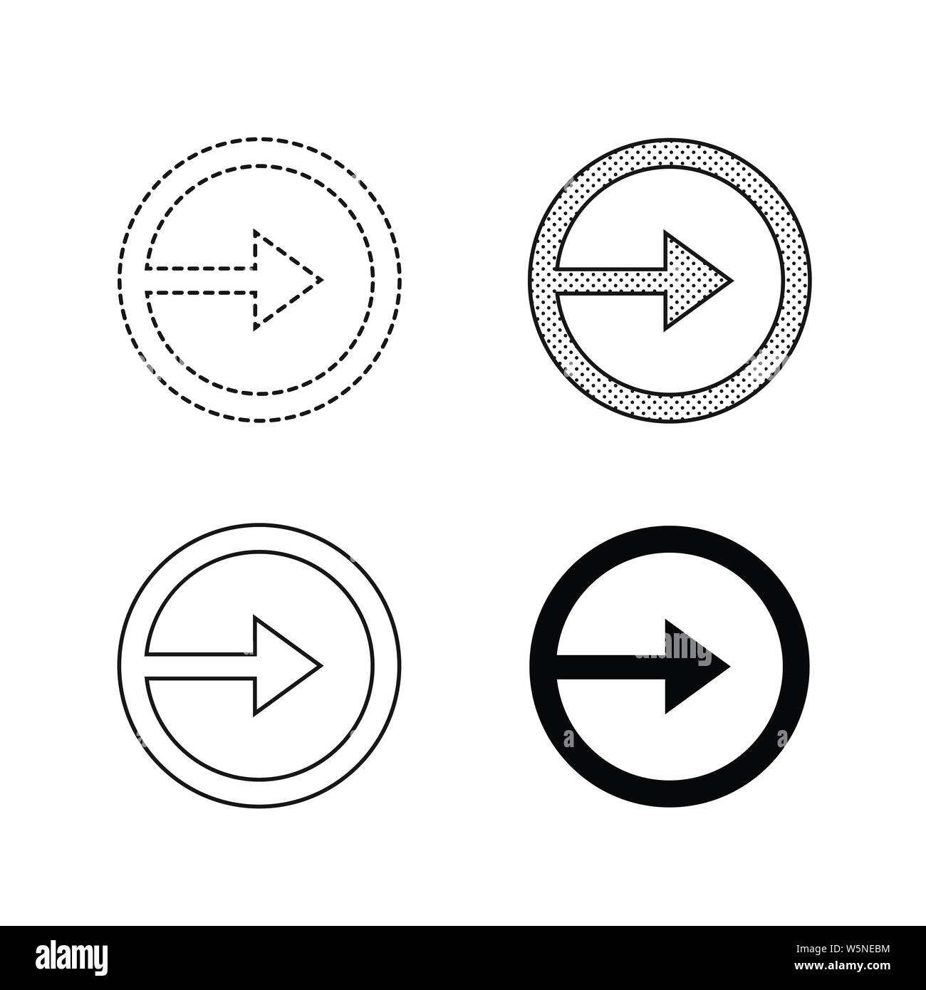 Vector arrow icon illustration Stock Vector Image & Art - Alamy