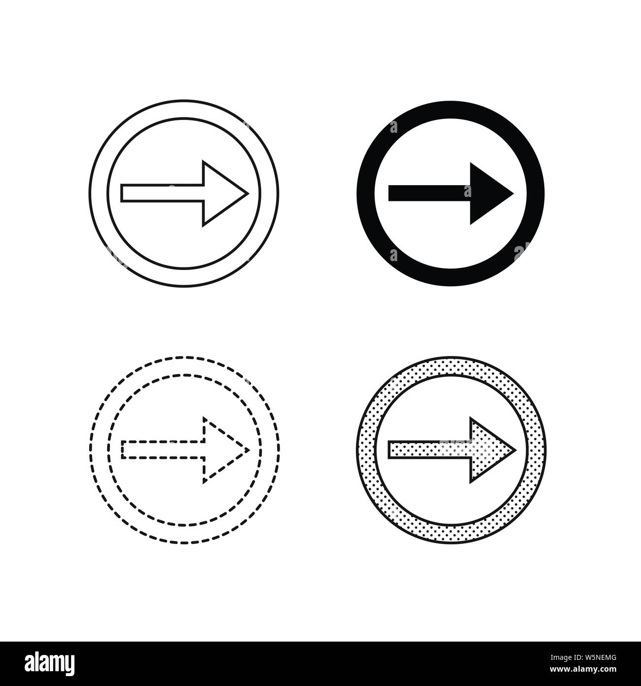Vector arrow icon illustration Stock Vector Image & Art - Alamy