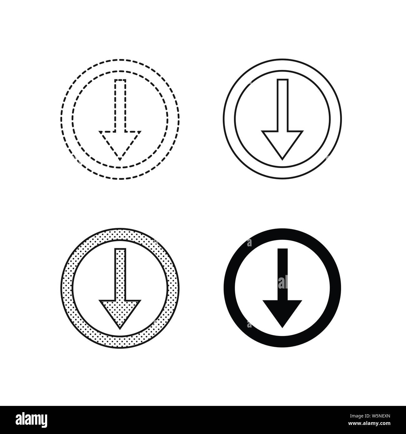 Vector arrow icon illustration Stock Vector Image & Art - Alamy
