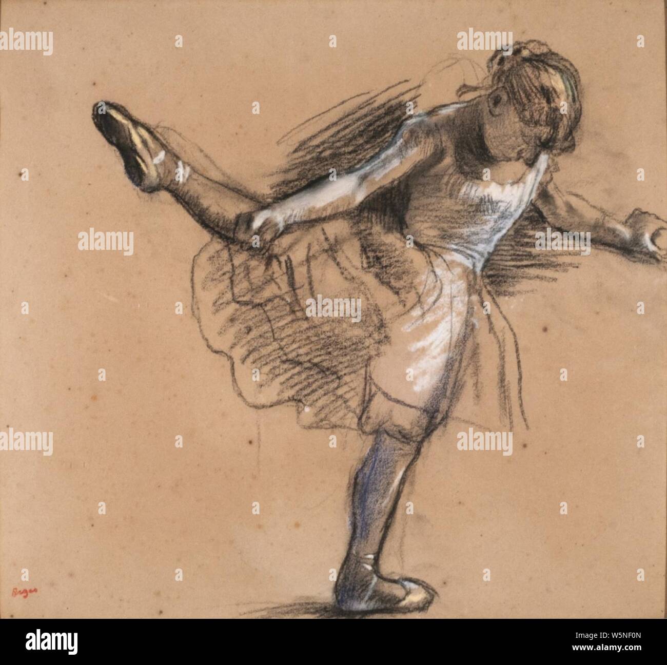 Danseuse debout Edgar Degas Stock Photo Alamy