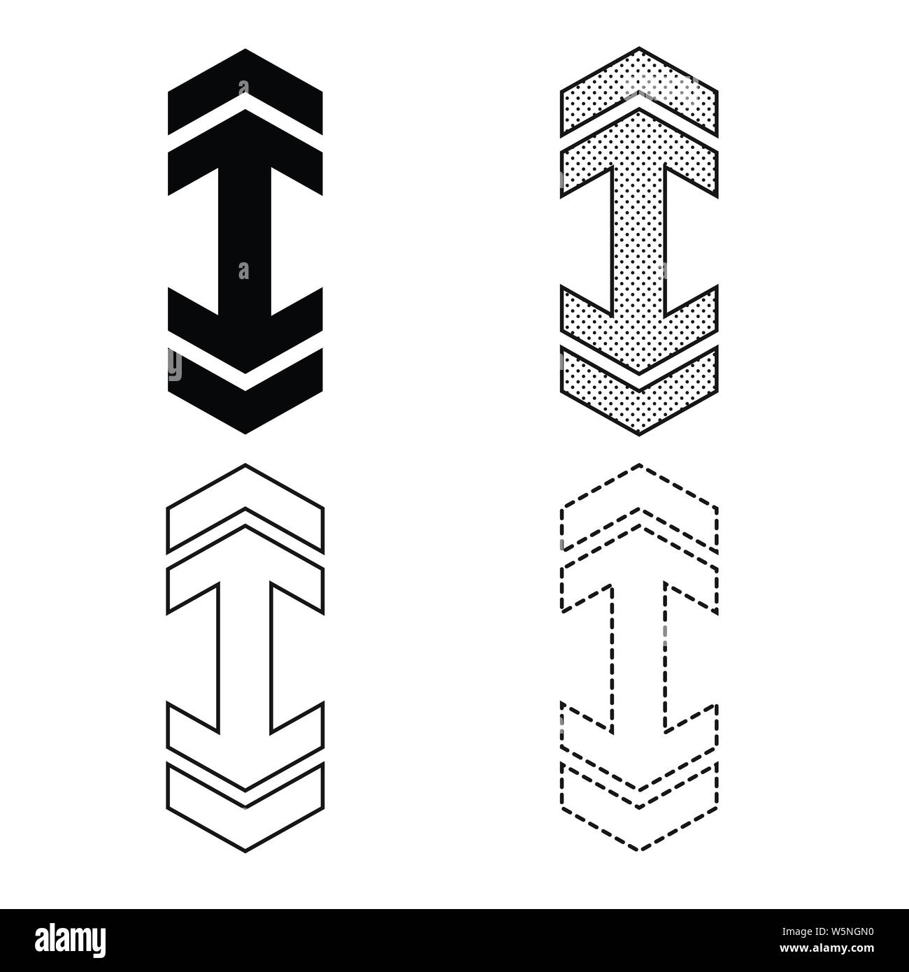 Vector arrow icon illustration Stock Vector Image & Art - Alamy