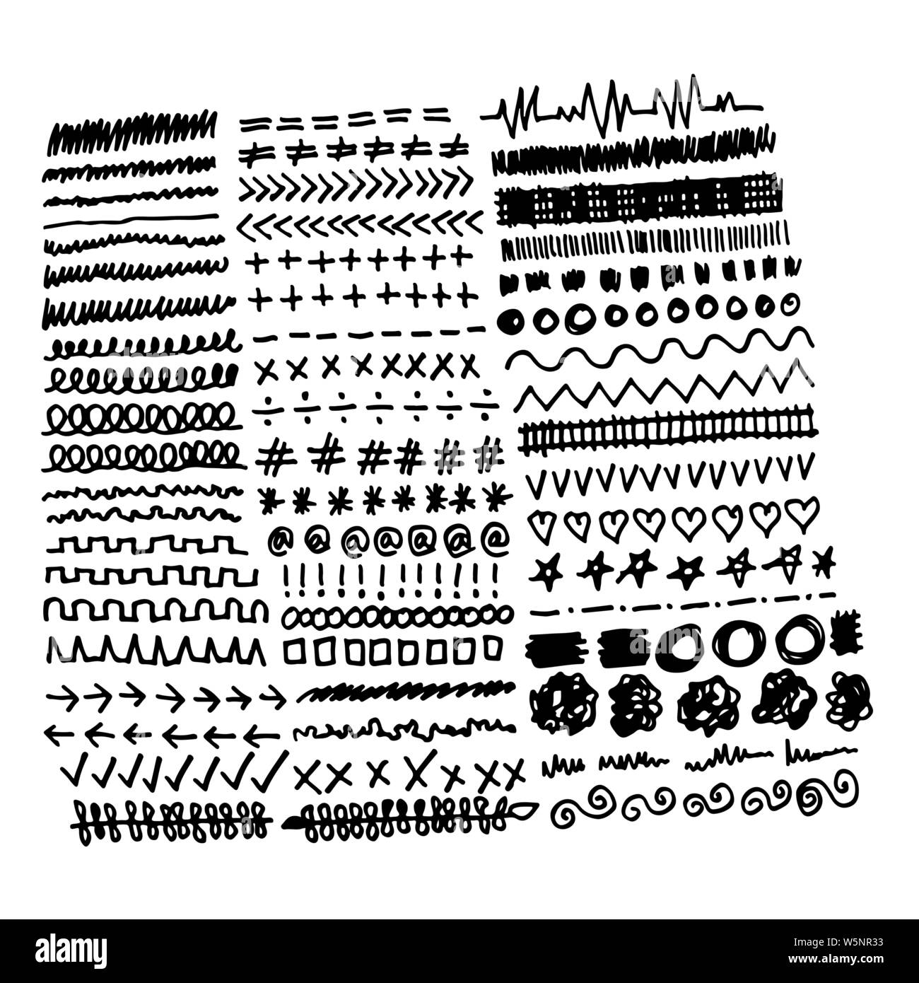 Hand drawn doodle sketch line Stock Vector Image & Art - Alamy