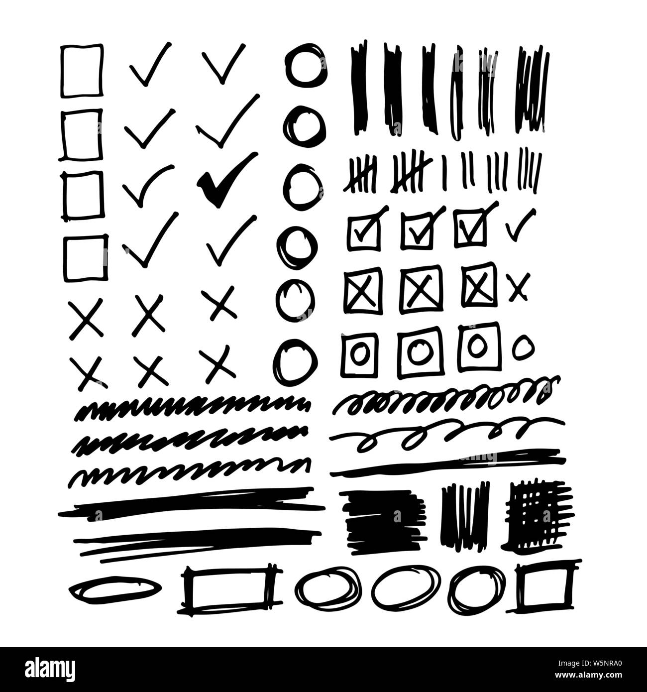 Hand drawn doodle sketch line Stock Vector Image & Art - Alamy