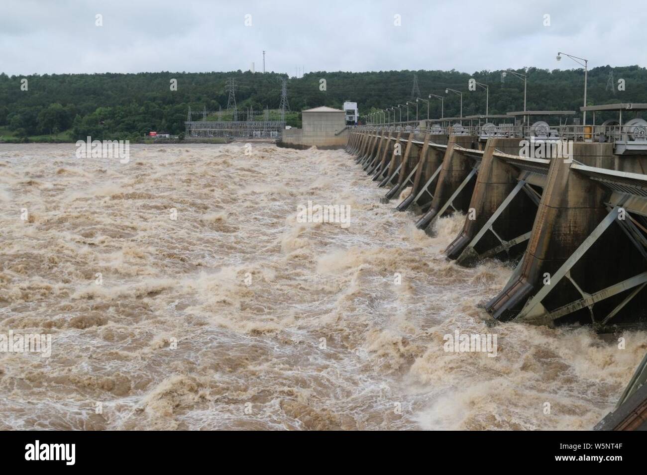 Dardanelle Lock and Dam (circa 2015 Stock Photo Alamy