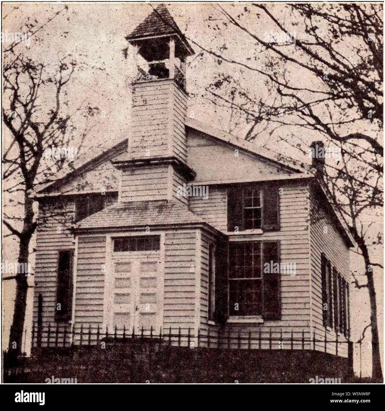 Darlington United Methodist Church early 20th century. Stock Photo