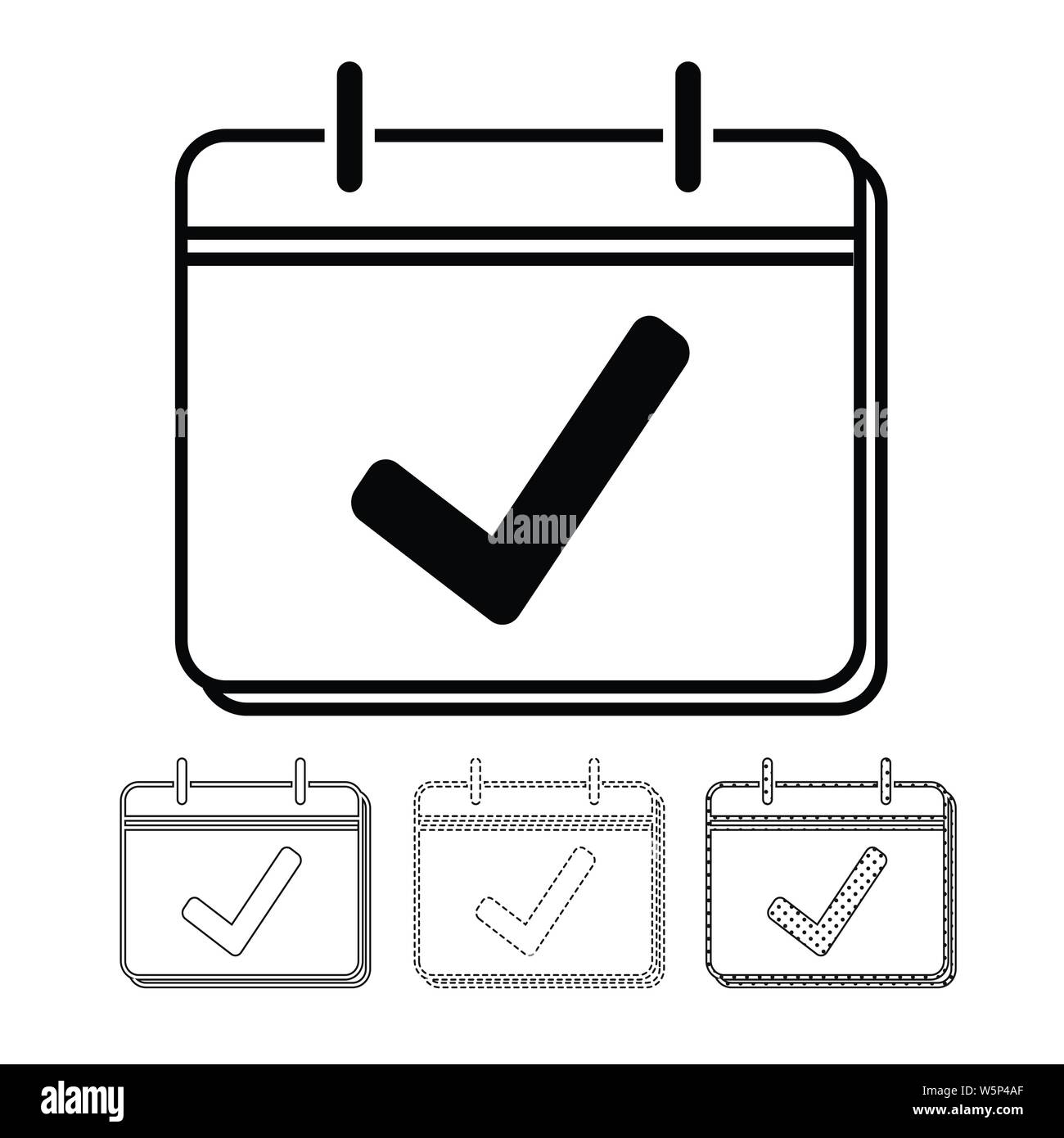 Calendar vector icon Illustration design Stock Vector Image & Art - Alamy
