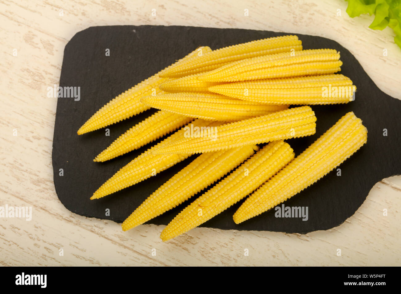Young raw baby corn Stock Photo Alamy
