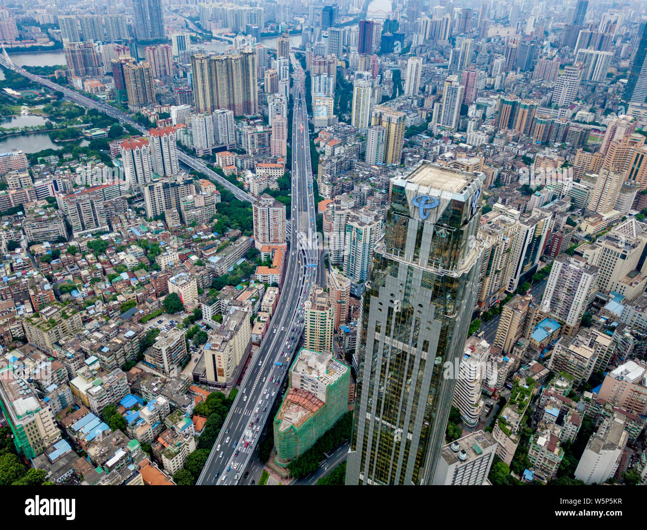 FILEAn aerial view of clusters of buildings and houses in Guangzhou