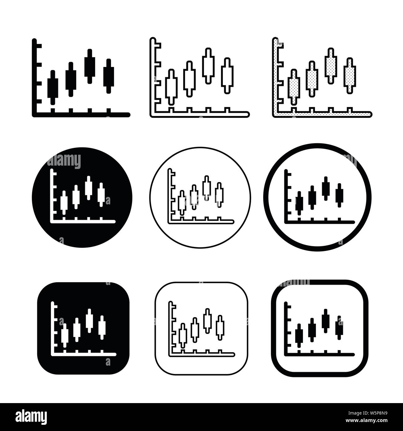 Simple set of diagram and graph icon Stock Vector Image & Art - Alamy