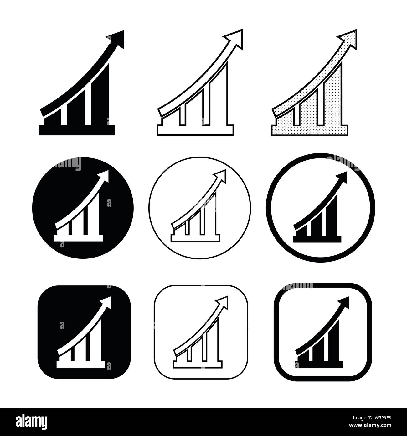 Simple set of diagram and graph icon Stock Vector Image & Art - Alamy