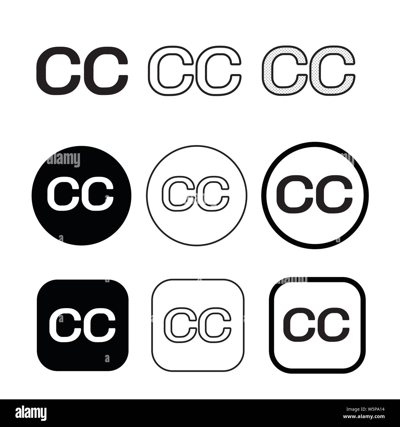 Public domain symbol Stock Vector Images - Alamy