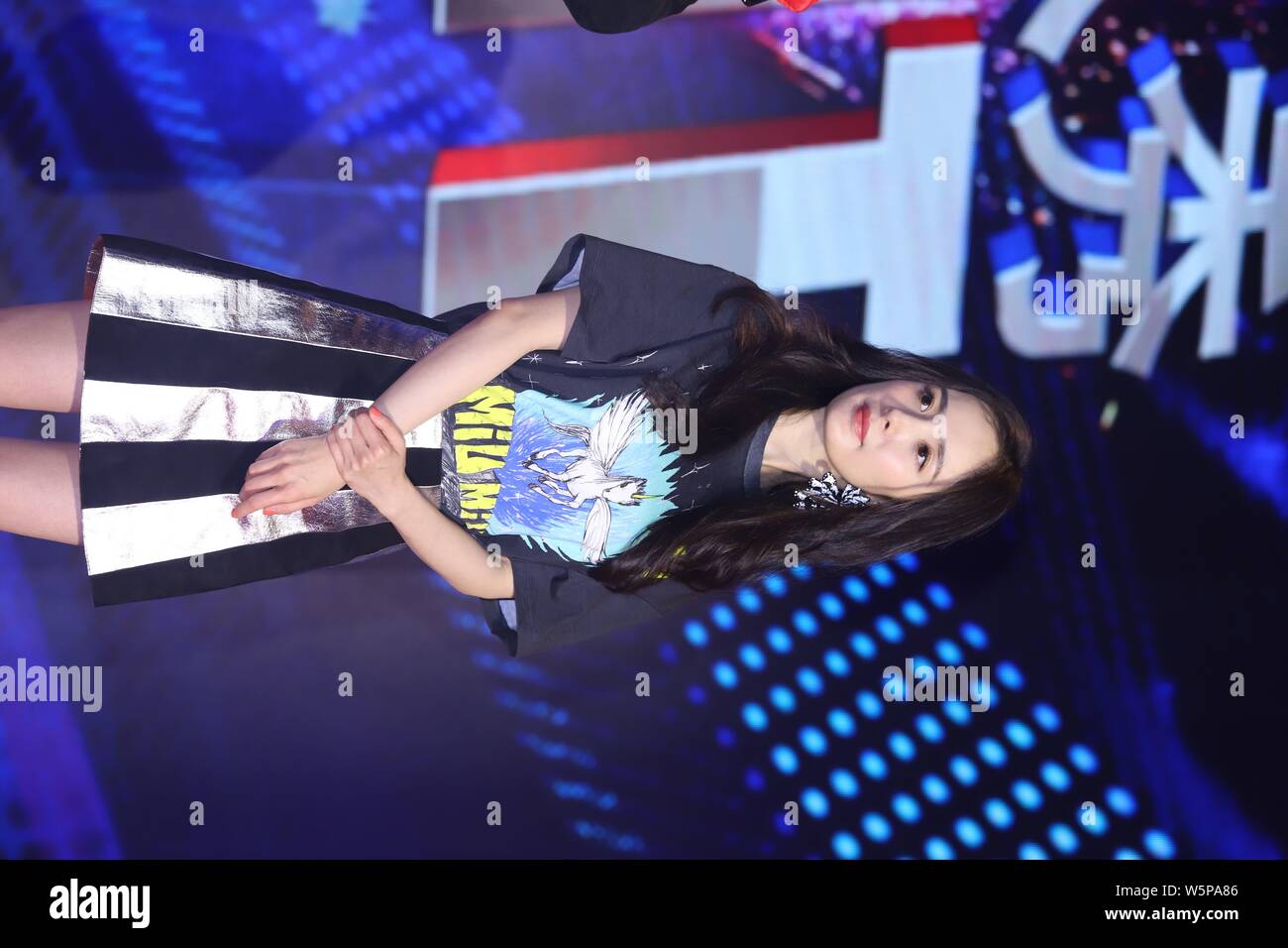 Chinese Actress Yang Mi Attends A Press Conference For Talent Show China S Got Talent In Shanghai China 7 May 2019 Stock Photo Alamy