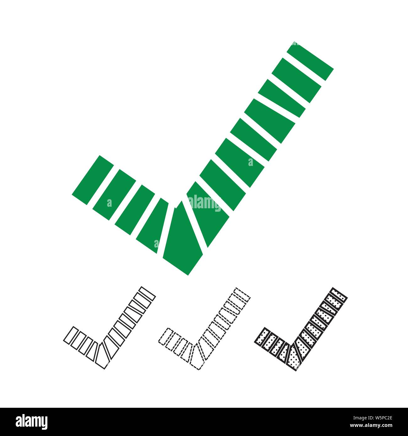 Check mark icon vector Stock Vector Image & Art - Alamy