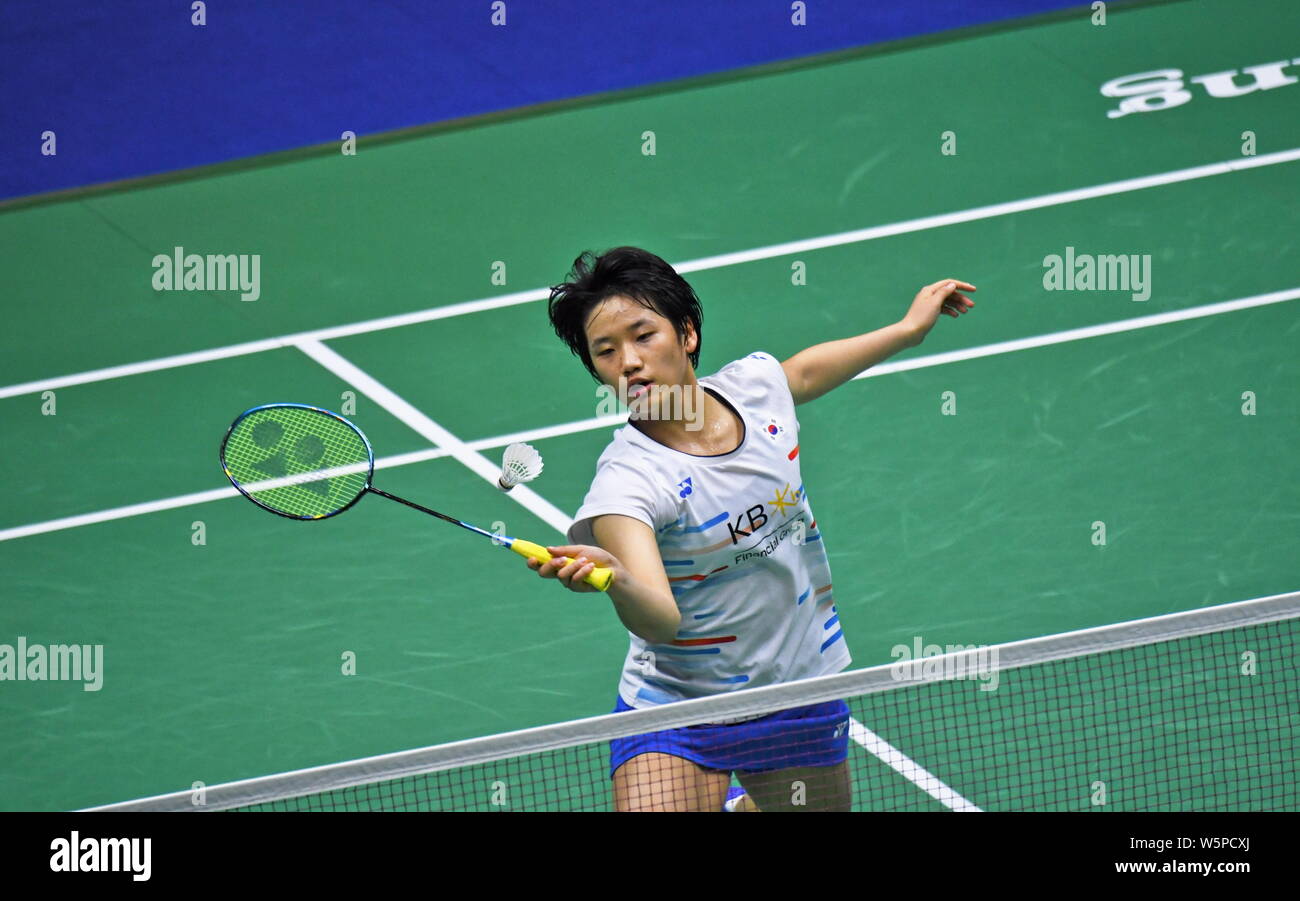 An Se Young Of South Korea Returns A Shot To Cheung Ngan Yi Of Hong Kong