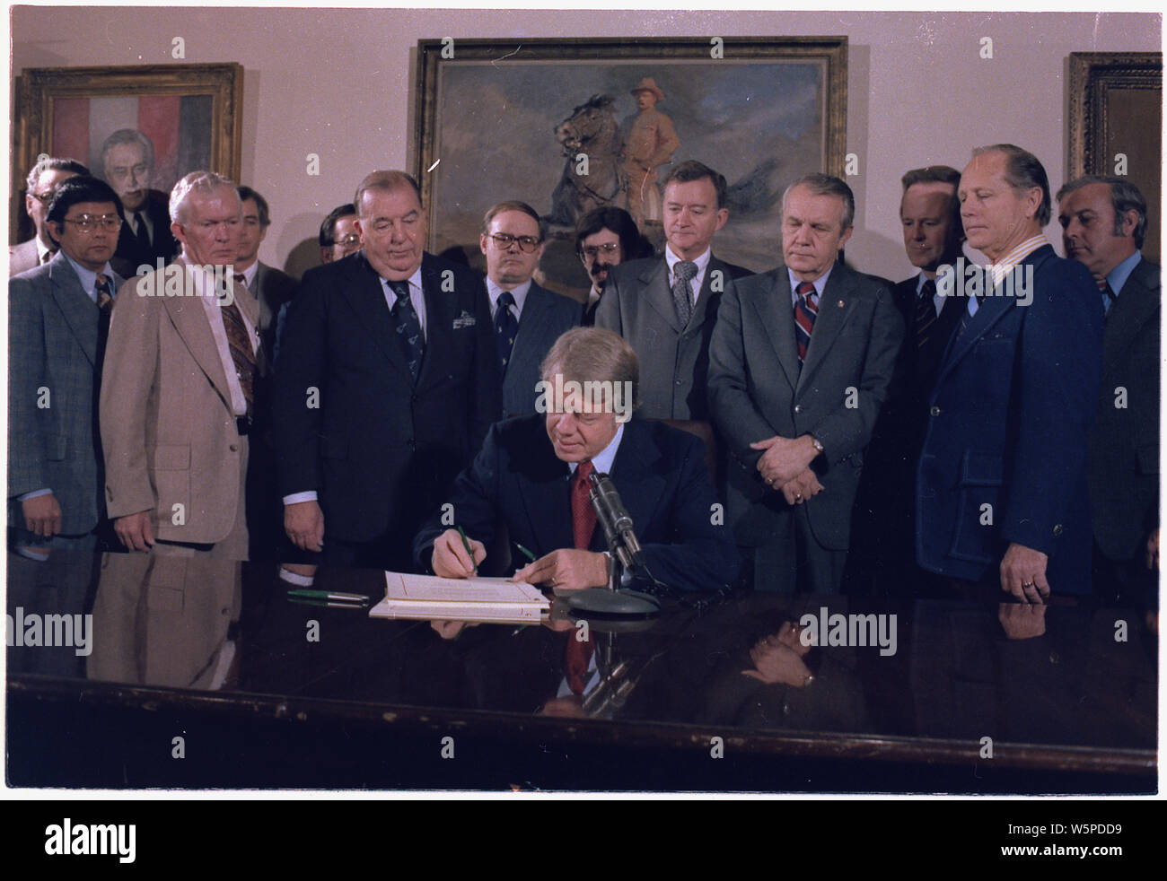 Jimmy Carter signs Federal Mine Safety and Health Amendments Act of