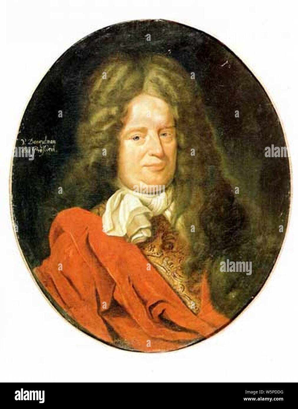 Danckelman Eberhard von (1643-1722). Stock Photo