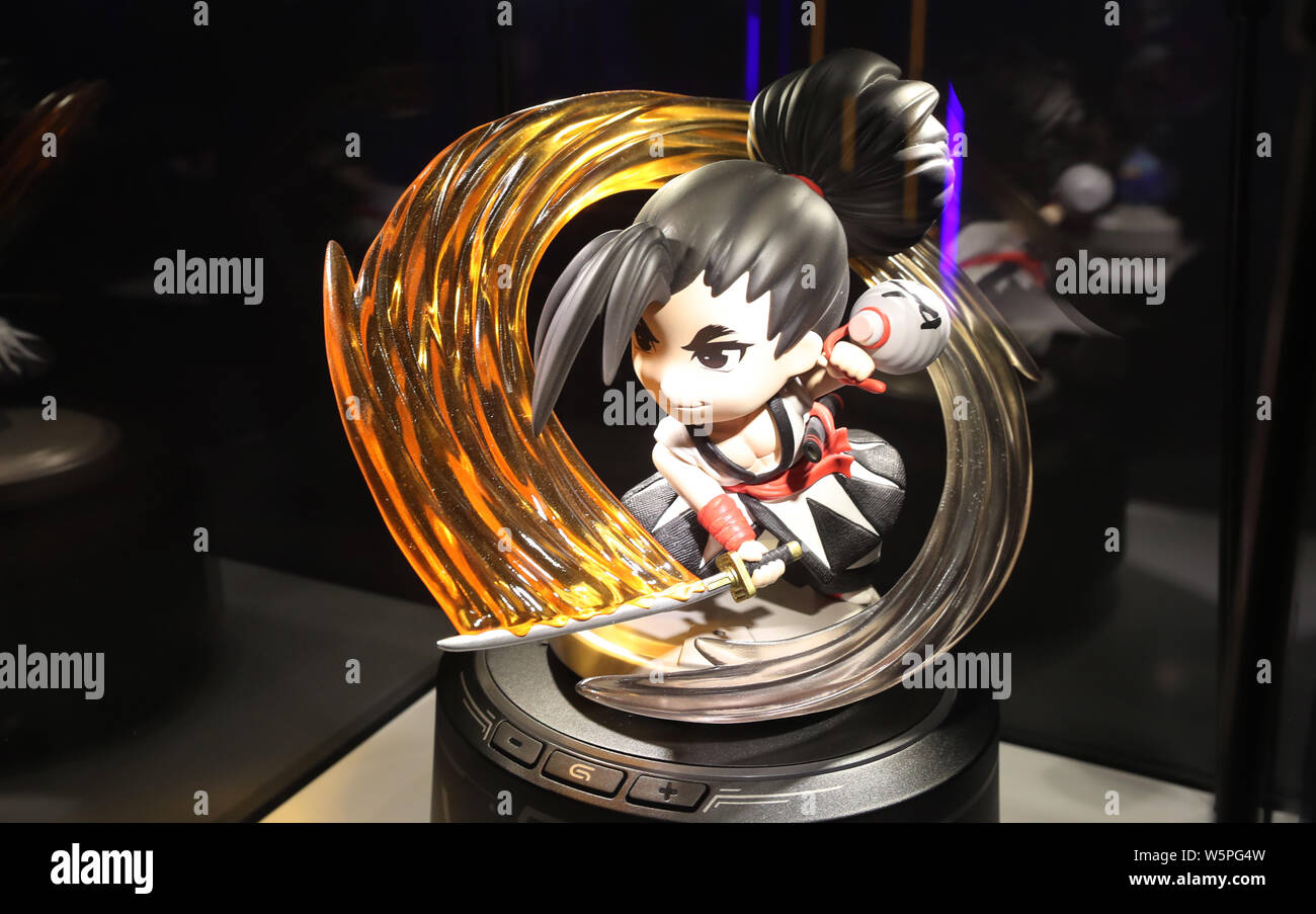 A smart robot TaiQ featuring a character of Tencent's mobile MOBA King of  Glory or Honor of Kings is displayed during the Tencent Global Digital E  Stock Photo - Alamy