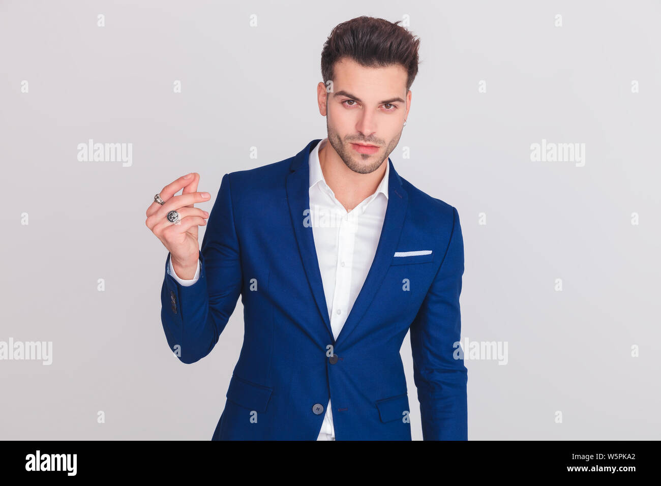 blue blazer smart casual