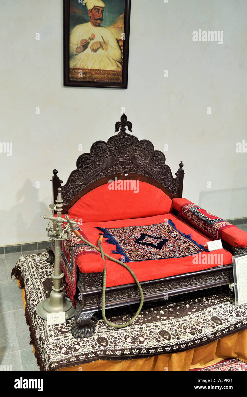 Throne for King Old Fort Surat Gujarat India Asia Stock Photo