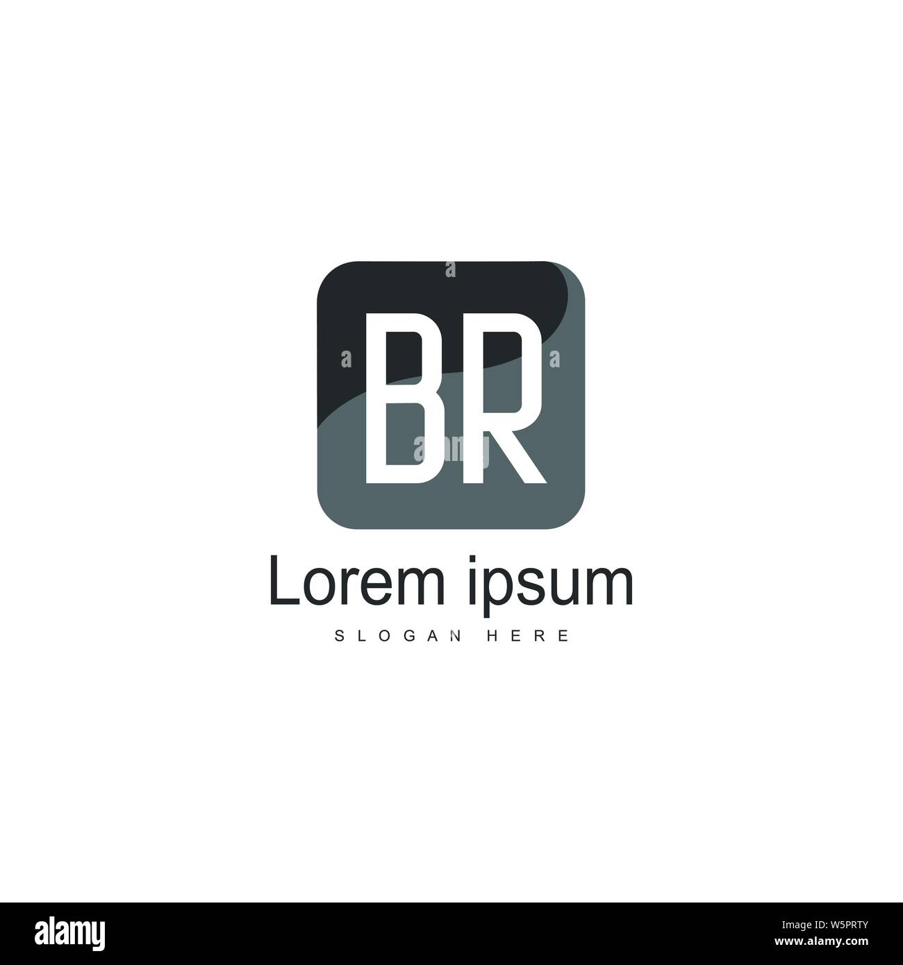 BR Letter Logo Design. Creative Modern BR Letters Icon Illustration ...