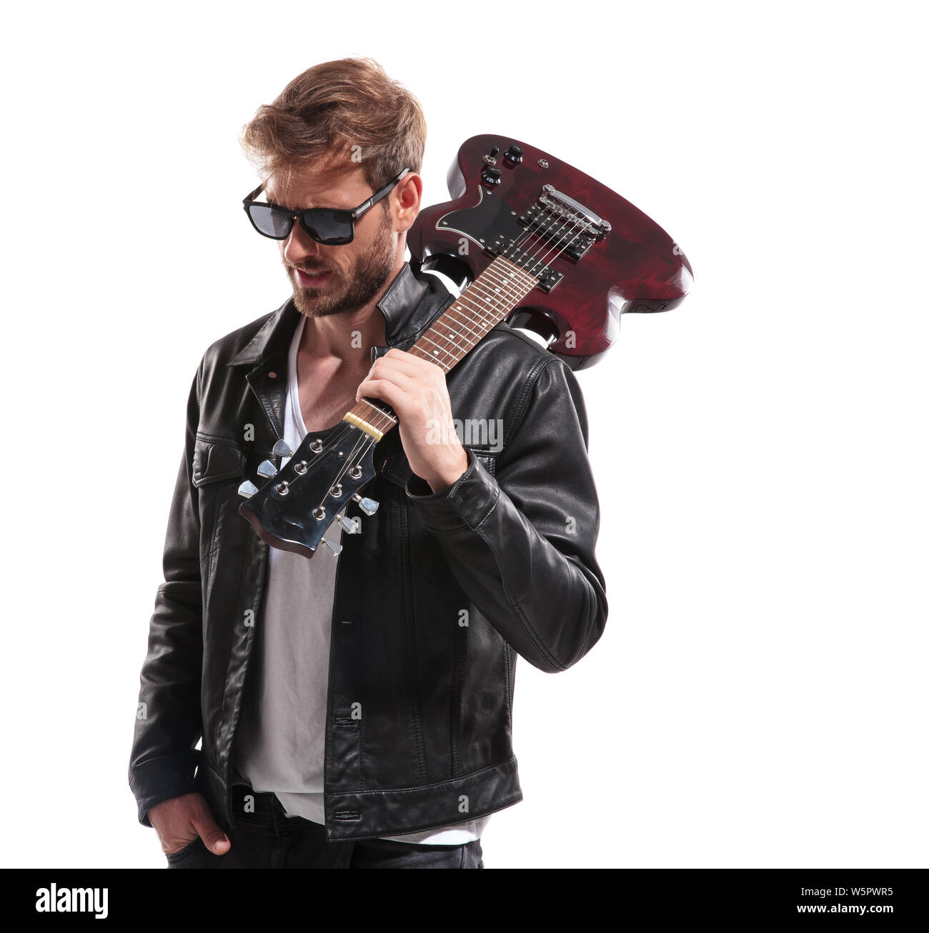 Guitarist Wearing Sunglasses High Resolution Stock Photography and