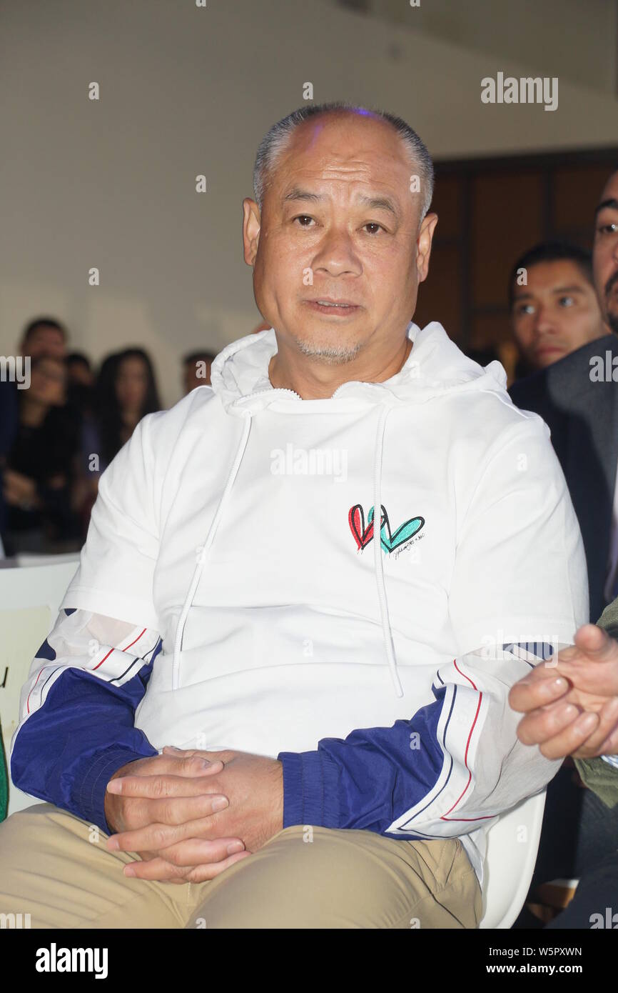 Retired Chinese gymnast Li Ning, founder of sportswear company Li-Ning ...