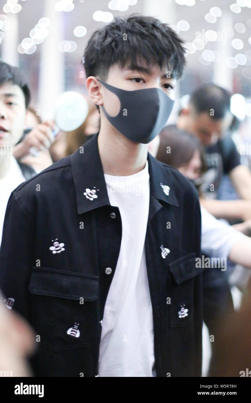 Chinese singer and actor Karry Wang or Wang Junkai of Chinese idol