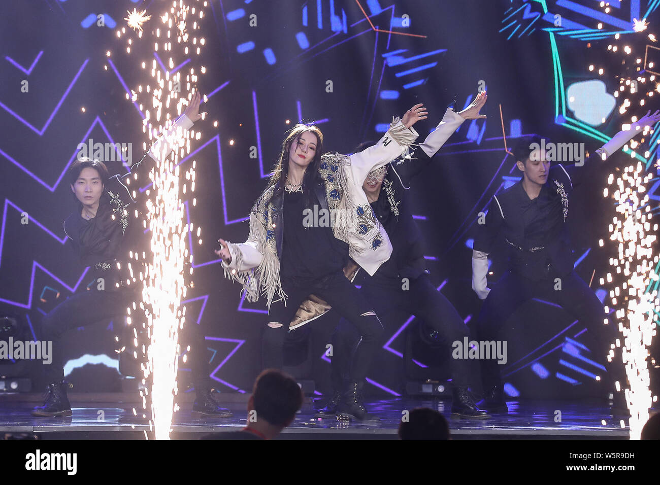 Chinese Uigur actress Dilraba Dilmurat performs during her birthday