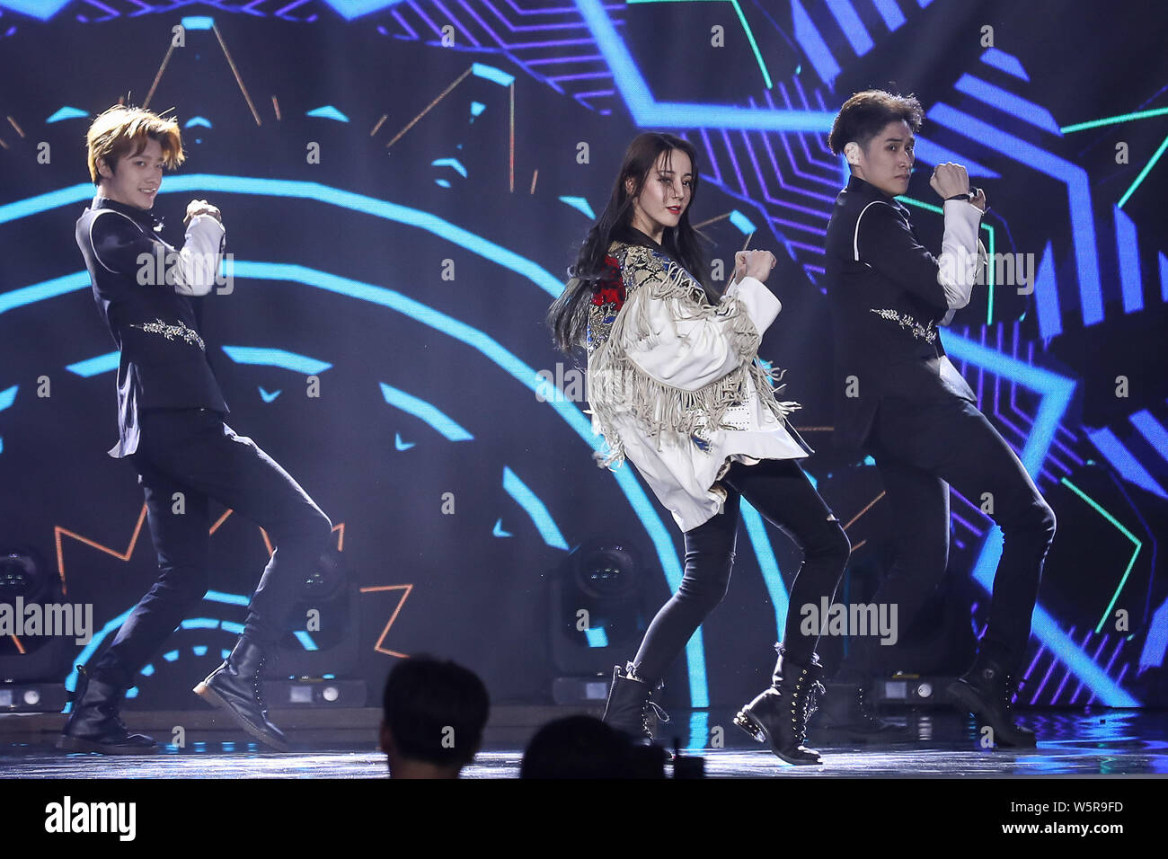 Chinese Uigur actress Dilraba Dilmurat performs during her birthday