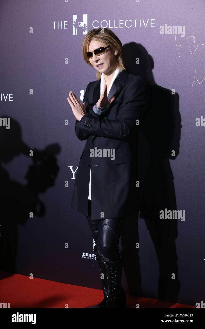 Yoshiki Hayashi, better known by his stage name Yoshiki, of Japanese heavy metal band X Japan