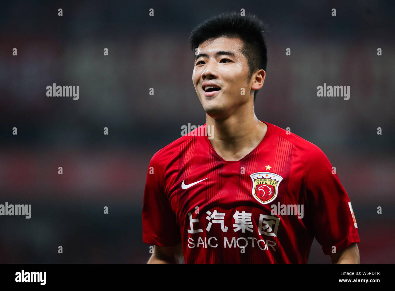 Li Shenglong of Shanghai SIPG celebrates after scoring against Beijing ...