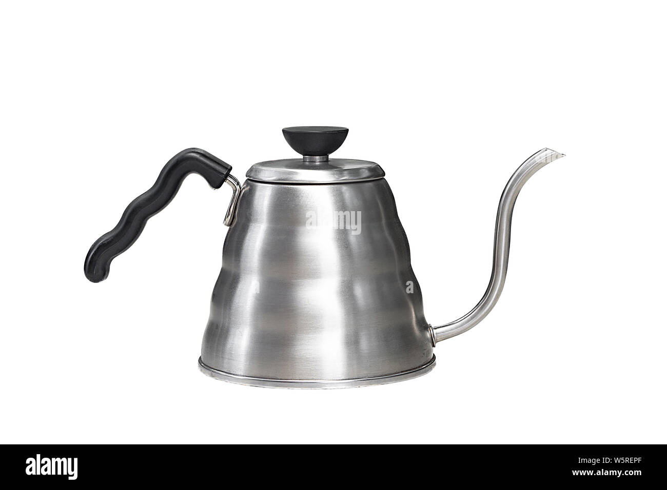 Coffee drip kettle isolated on white background with clipping path