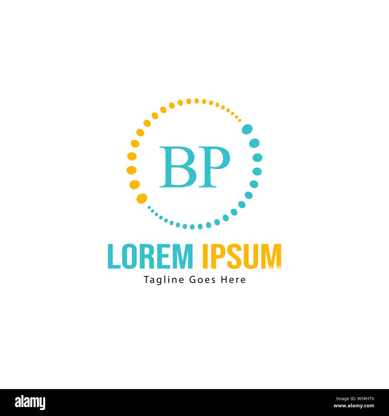 BP Letter Logo Design. Creative Modern BP Letters Icon Illustration ...