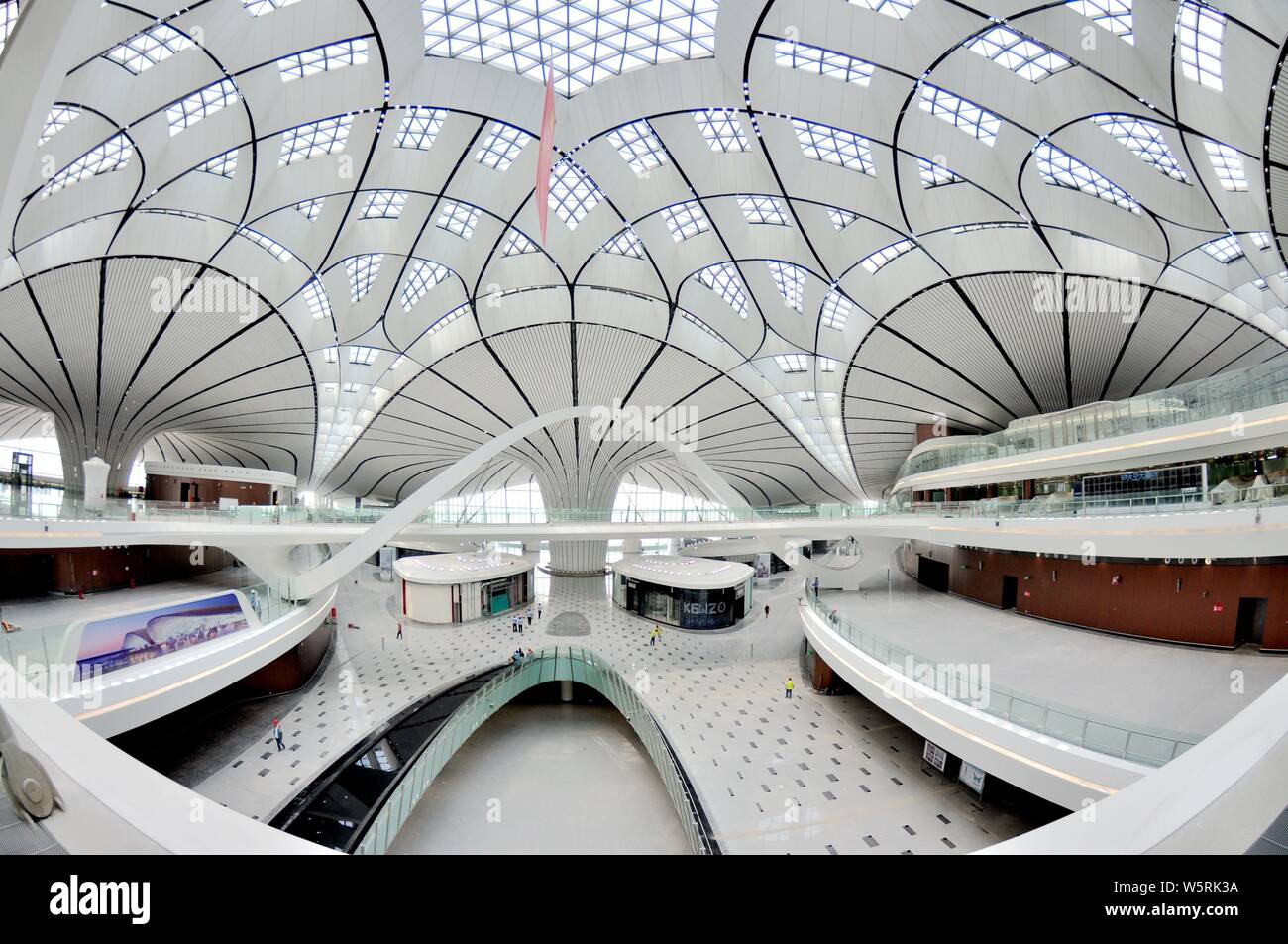 Interior View Of The Beijing Daxing International Airport In Beijing Interior View Of The Beijing Daxing International Airport In Beijing