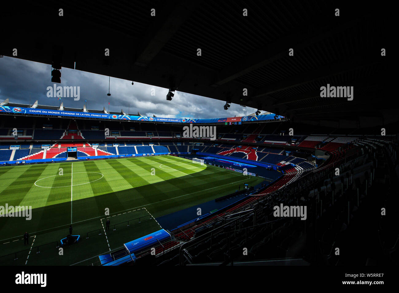 Interior view of the Parc des Princes for the FIFA Women's World Cup France 2019 in Paris, France, 12 June 2019. Stock Photo