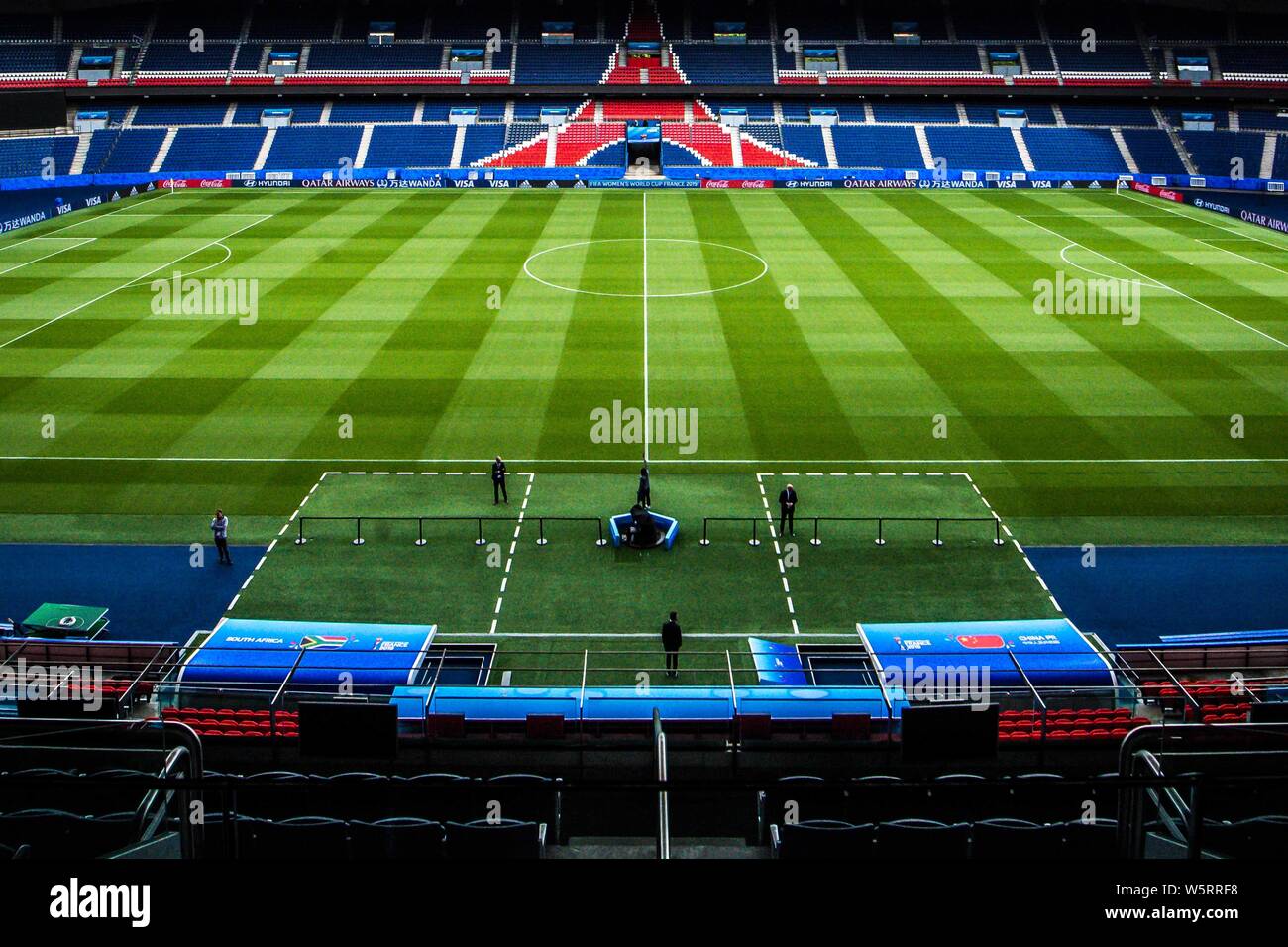Interior view of the Parc des Princes for the FIFA Women's World Cup France 2019 in Paris, France, 12 June 2019. Stock Photo