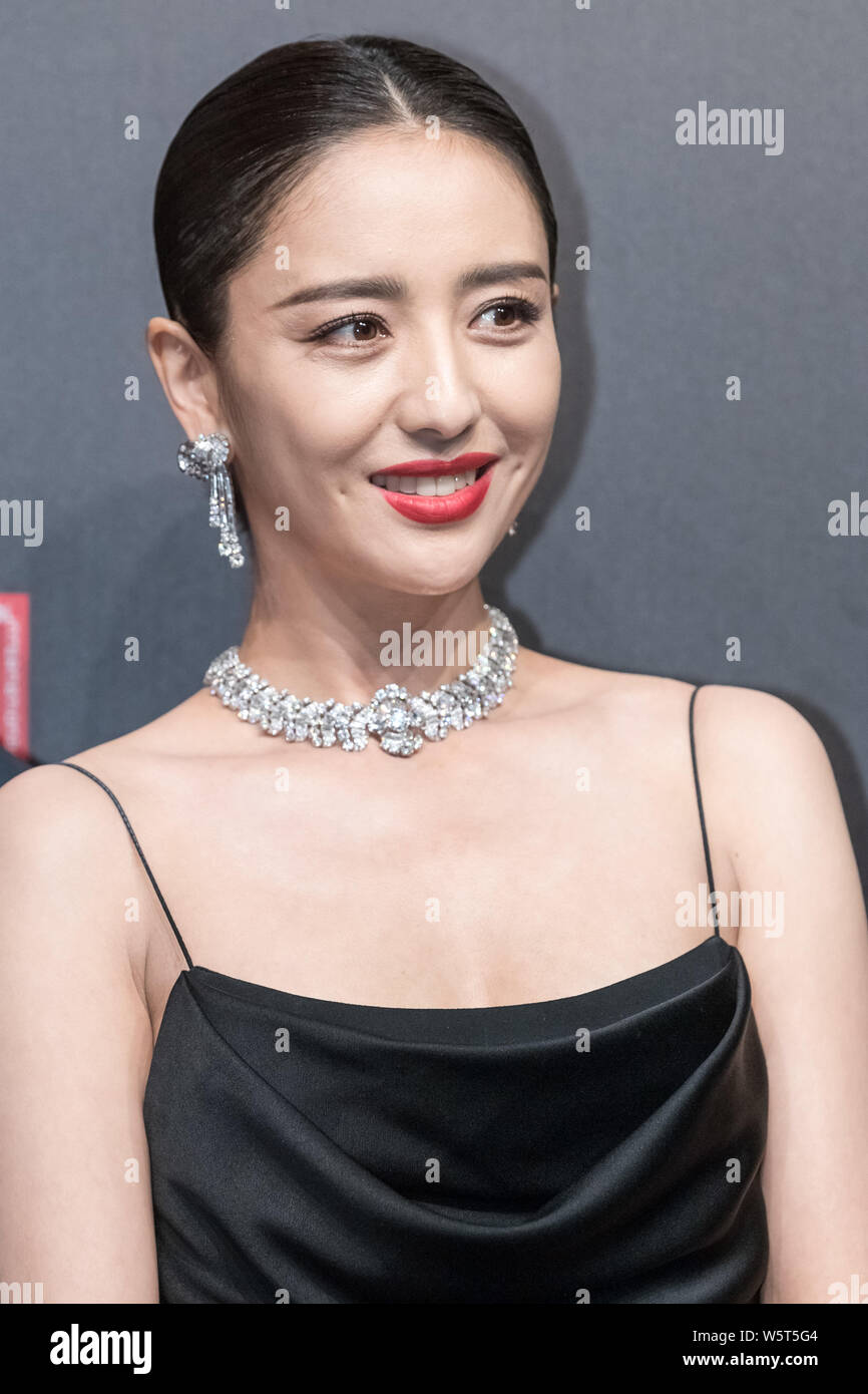 Chinese actress Tong Liya attends the opening ceremony for Bvlgari High