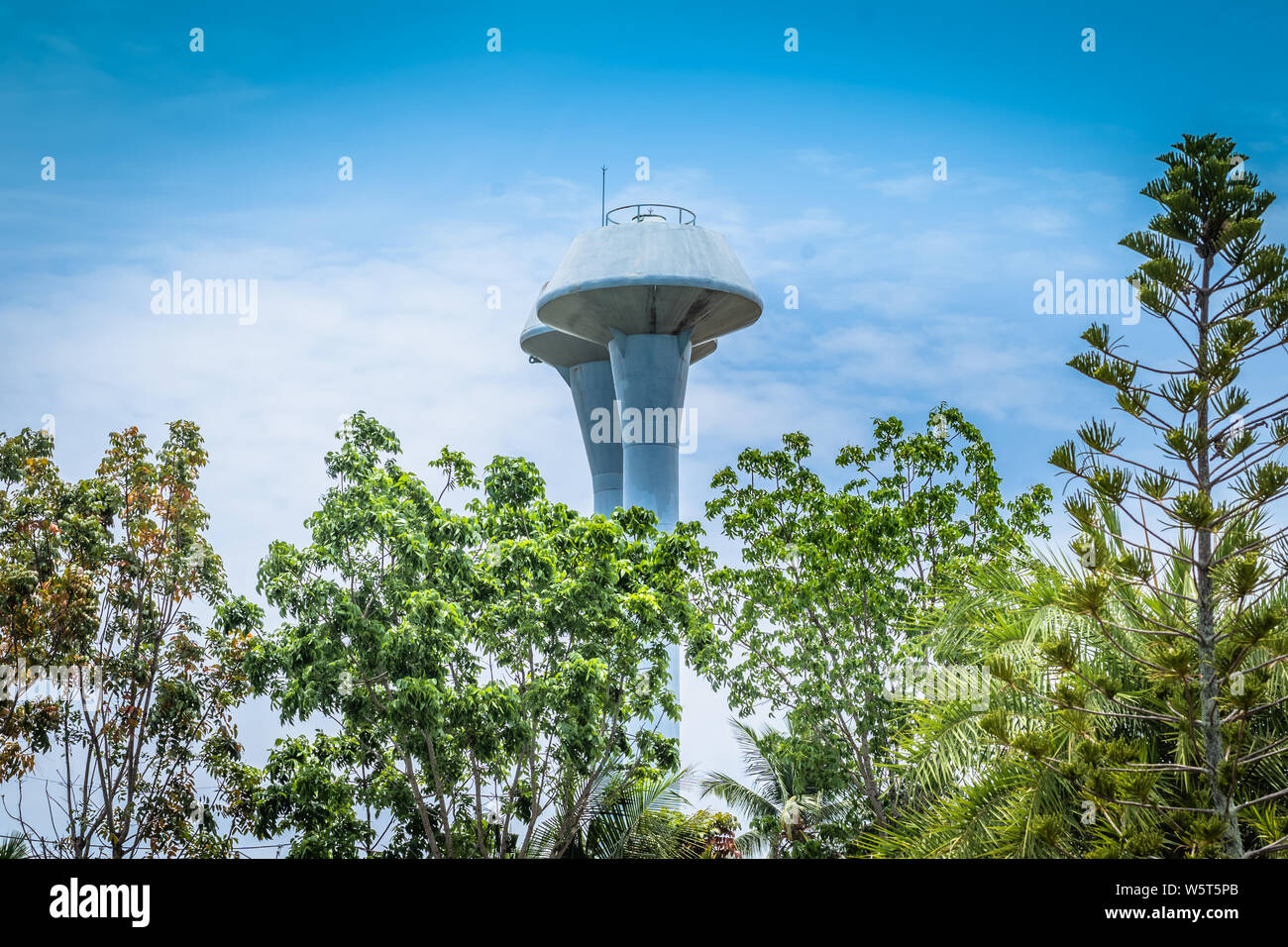 Water tower. Water towers, generally impounding water in residential
