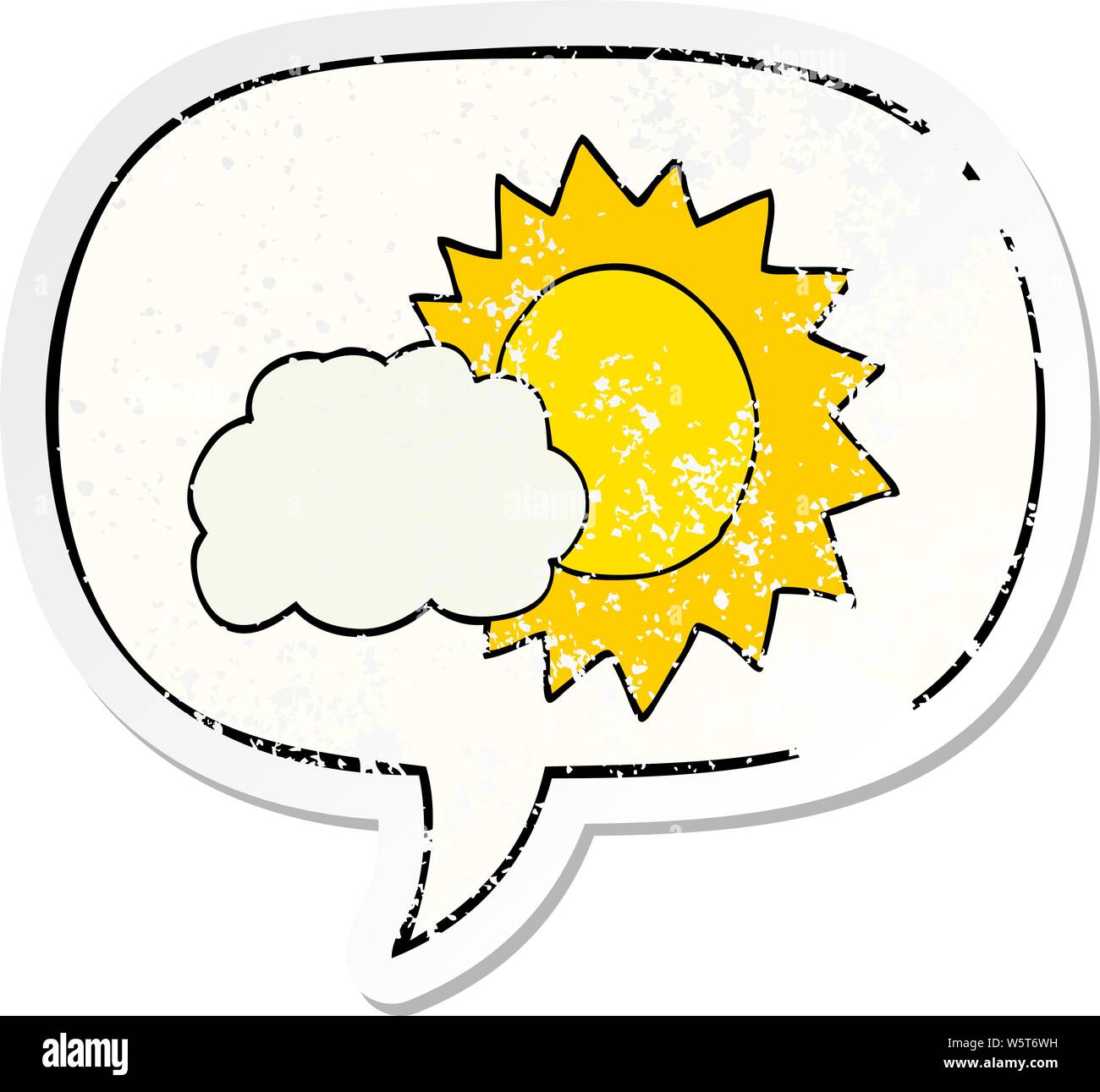 Old weather worn sign Cut Out Stock Images & Pictures - Alamy