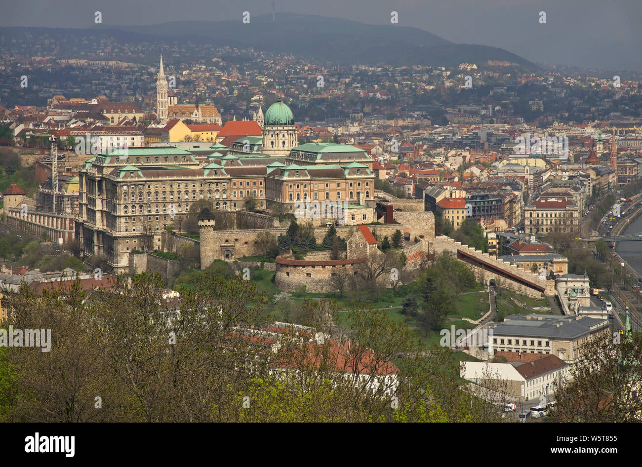 Buda Castle (royal palace) in Budapest. Hungary Stock Photo - Alamy