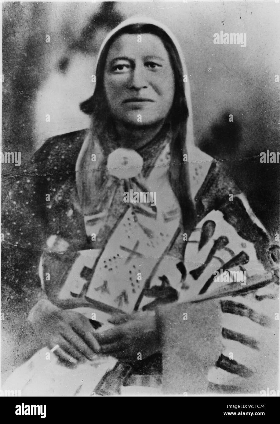 Photograph captioned Black Hole, Arapahoe Chief.; Scope and content