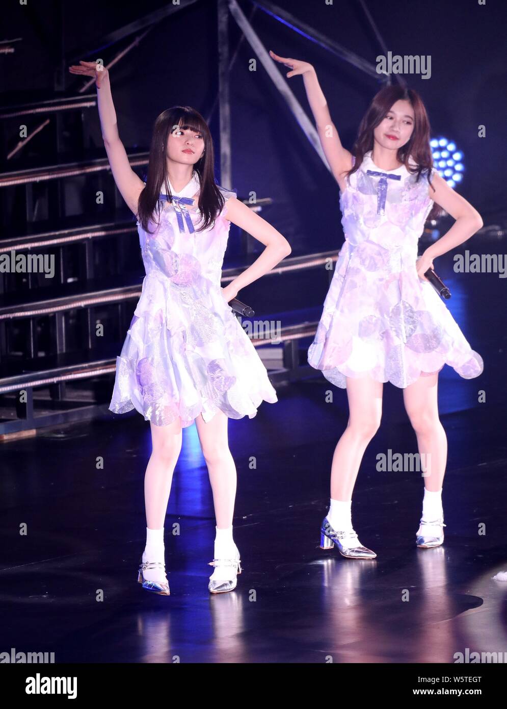 Asuka Saito of Japanese idol group Nogizaka46 is pictured as she
