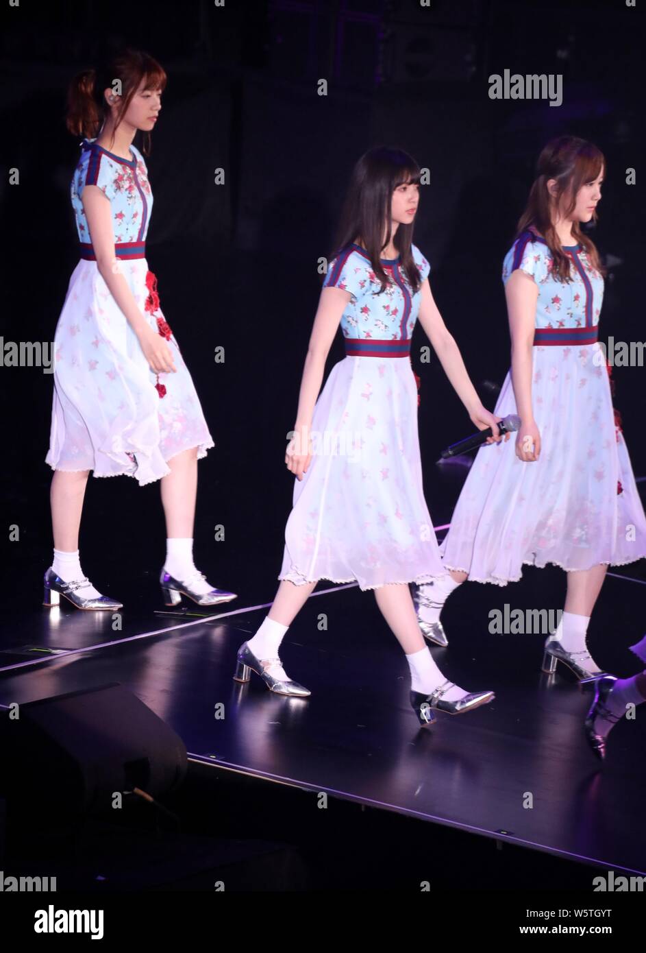 Asuka Saito of Japanese idol group Nogizaka46 is pictured as she