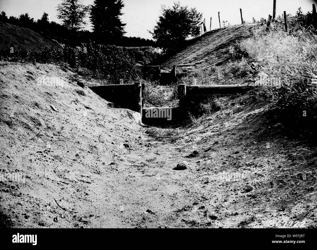 Photograph of Erosion Control to Prevent Gullying; Scope and content