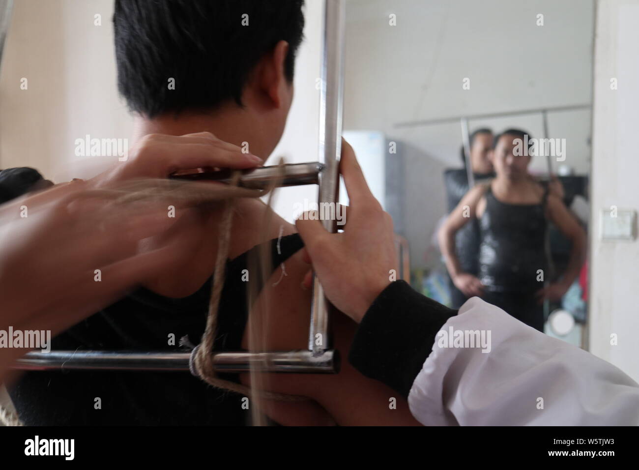 38 Year Old Chinese Man Dou Xiaogang Dresses Up In His Self Made