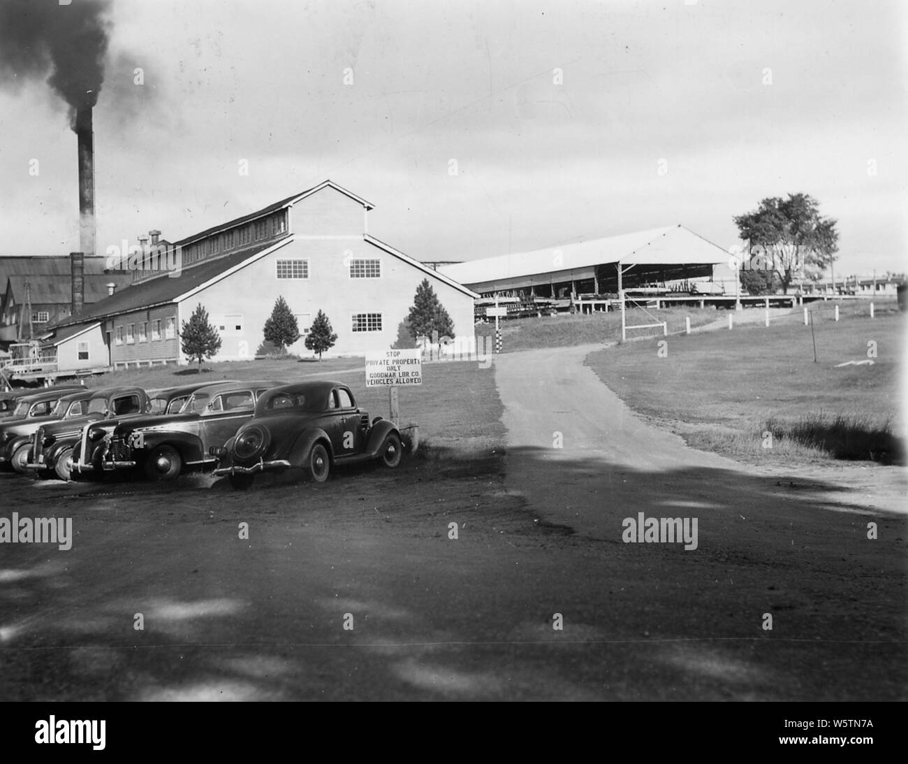 Photograph of Goodman Lumber Company Mill in Goodman, Wisconsin; Scope