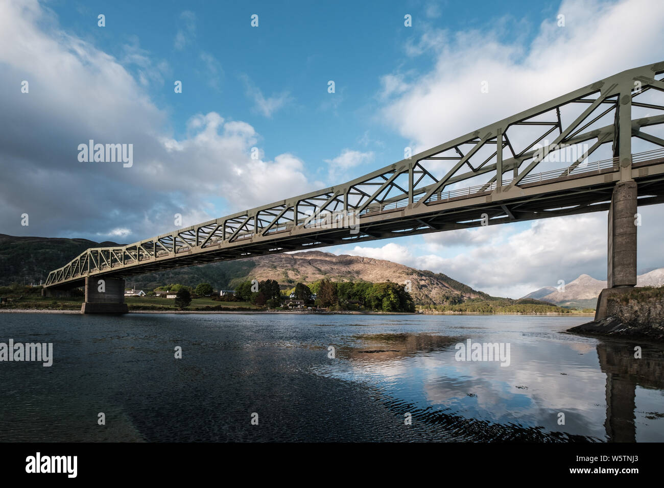 Ballachulish road bridge crossing the narrows between Loch Leven and ...