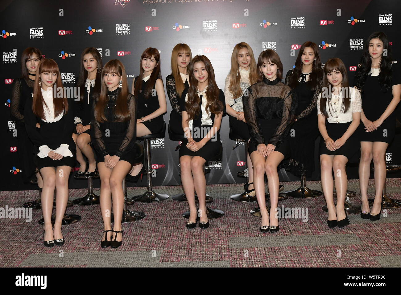 Members Of South Korean Girl Group Izone Stylized As Iz One Pose During The 18 Mnet Asian Music Awards Or Mama In Hong Kong China 14 December Stock Photo Alamy Members Of South Korean Girl Group Izone Stylized As Iz One Pose During The 18 Mnet Asian Music Awards Or Mama In Hong Kong China 14 December Stock Photo Alamy